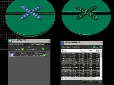 chaumet necklace pendant 3D model