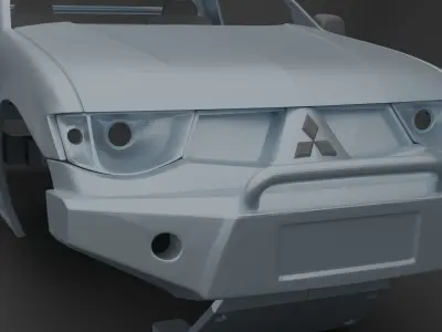 3D Print Model Mitsubishi Triton L200 3D print model