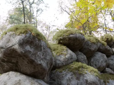 Rock Pack Low-poly 3D model