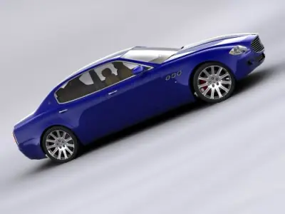 Maserati Quattroporte 2006 3D model
