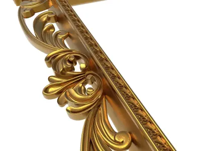 Carved Picture Frame 3D model 91