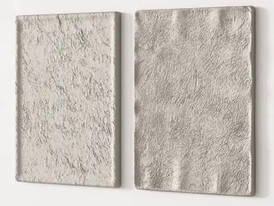 277 decorative wall art 09 plaster paintings gypsum artworks P01 3D model