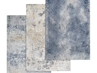 Rug Set 1384 3D model