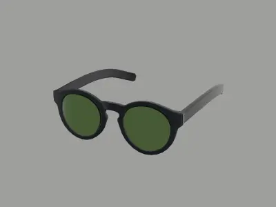 Sunglass for game engines Low-poly 3D model