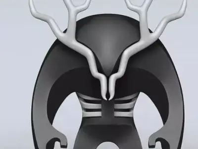 Wendingo Fantasy Creature Fan Art Toy  3D print model