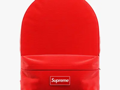 Supreme decorative set red 3D model