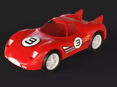 Toy Car 3D model from CGTrader - PBR