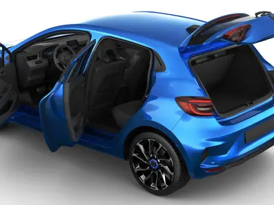 Renault Clio 2024 3D model