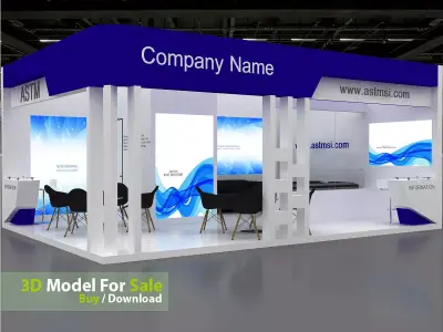 Exhibition 3D model 3D model