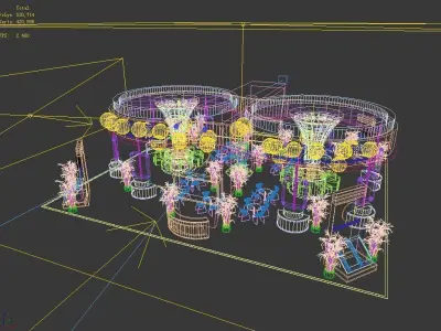 Exhibition - Area - 18X16-3DMAX2009-02 3D model