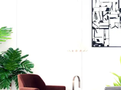 single Modern chair 3D model