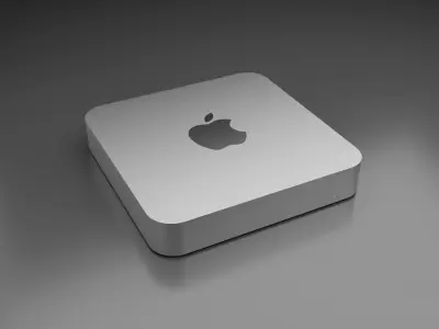 Mac Mini Pc 3D download Mini Pc with All Parts mac-mini 3D model