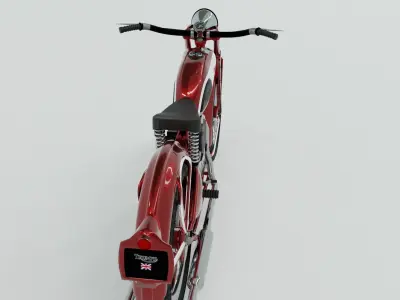 1948 Triumph Speed Twin 3D model