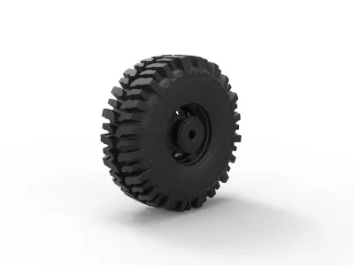 Offroad wheel 11 3D print model