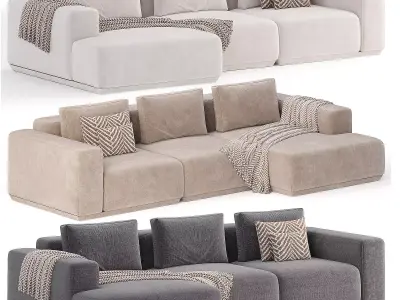 Corner sofa Grant 3D model