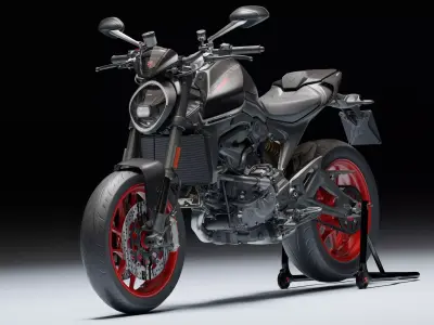 Ducati Monster Plus 2021 Low-poly 3D model