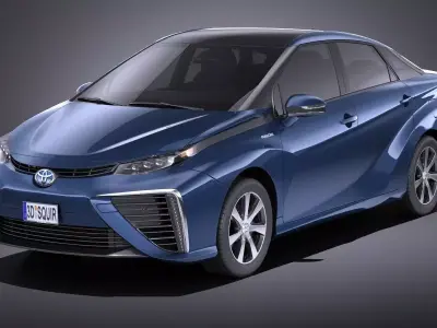 Toyota Mirai 2018 VRAY 3D model