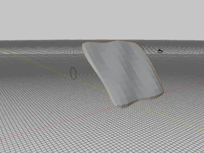 Swinging Contest Flag Free 3D model