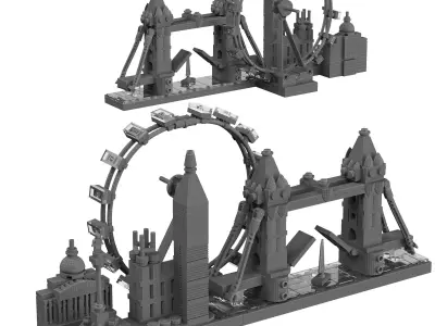 Lego Architecture Skyline - 21034 London 3D model
