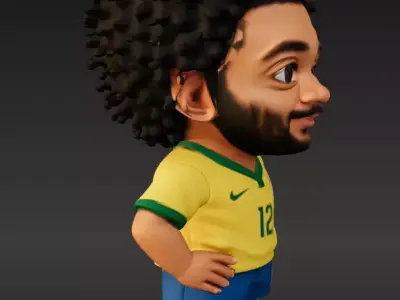 Marcelo Chibi Style 3D Model 3D print model