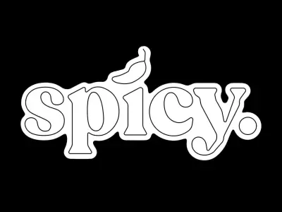 Spicy Neon Sign 3D model