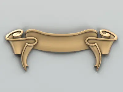 Decorative Ribbon 005 3D model