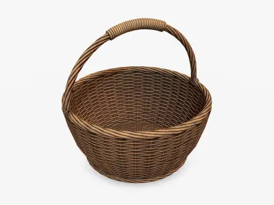 Basket 1 Low-poly 3D model