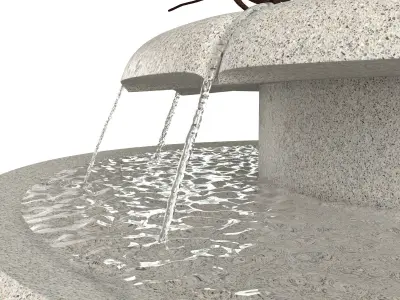 The Loop Fountain by Lily Clark Drips With Tranquility 3D model