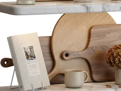 Kitchen decor 03 3D model