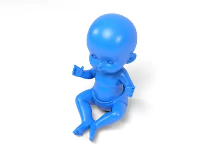 Baby figurine 3D print model