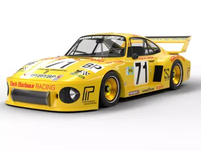 Porsche 935 Le Mans 1979 Barbour Racing 3D model