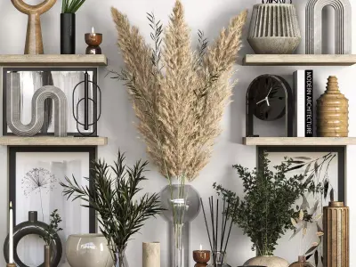 Decorative set 09 3D model