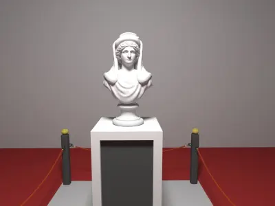 the princess bust of aphrodite 3D print model