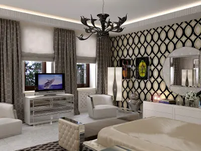 Visionnaire Bedroom 3D model