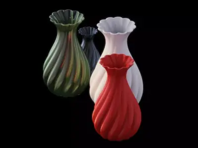 Flower Vase 3D print model buy