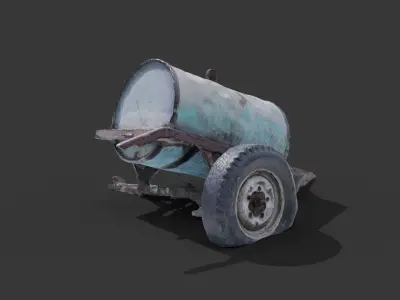 Copper Depot  Low-poly 3D model