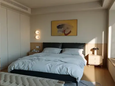 Bedroom interior scenes 3D model V2