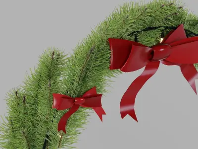 Christmas Garland 3D model