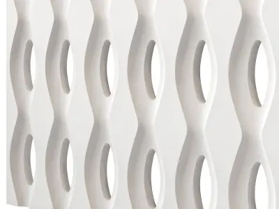 Gesso 3D gypsum block 3D model