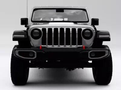 Jeep Gladiator 2020 Low-poly 3D model