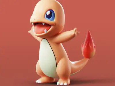 Pokemon - Starters 3D Model Collection
