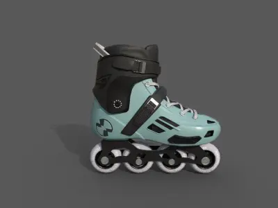Skating Shoes Models  Low-poly 3D model