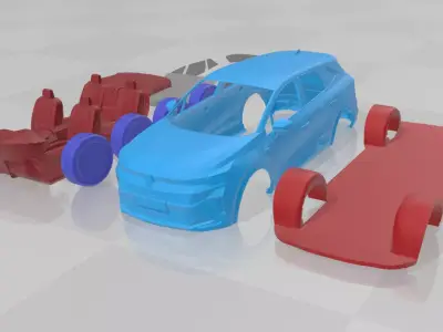 Renault Symbioz - Separate Parts STL Model 3D print model