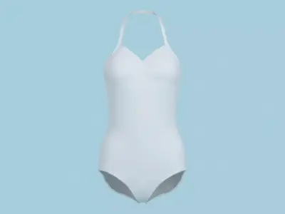 Sport Bra 4 Low-poly 3D model