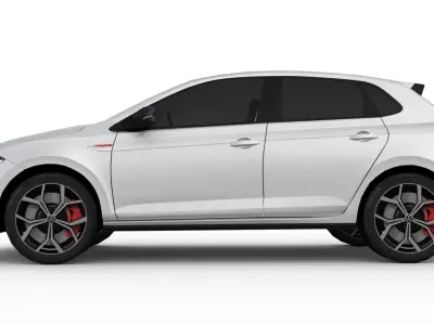 Volkswagen Polo GTI 2023 Low-poly 3D model