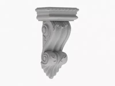 Scroll Corbel 38  3D model