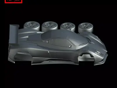 Pagani Zonda GR 2003 3D print model