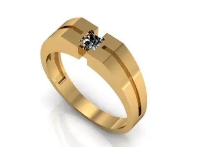 man ring 3D print model