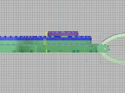 Hamsa hand Pendant Full Stones 3D print model