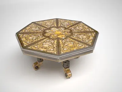 Classical table  3D model
